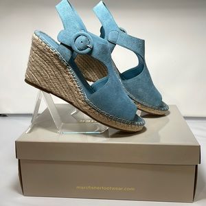 NWT Marc Fisher Suede Espadrille Wedges - Zara